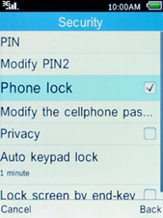 Press the Home key to return to the home screen.