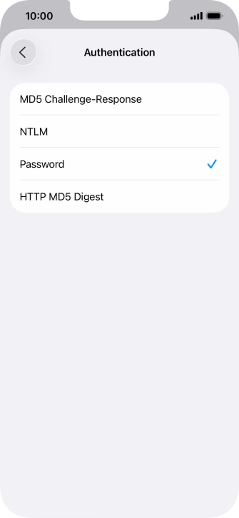 Press Password.