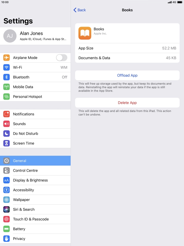 Press Offload App.