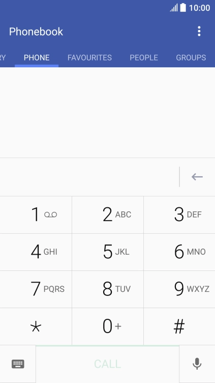 Press the Home key to return to the home screen.
