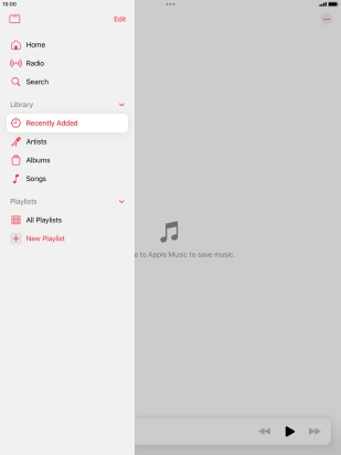 Press New Playlist. Press New Playlist.