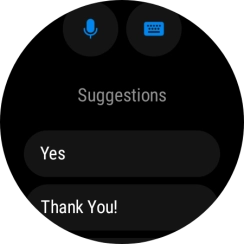 Press the microphone icon and follow the instructions on the screen to record and send the required reply. Press the microphone icon and follow the instructions on the screen to record and send the required reply.
