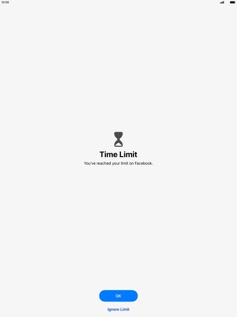 Press Ignore Limit. Press Ignore Limit.
