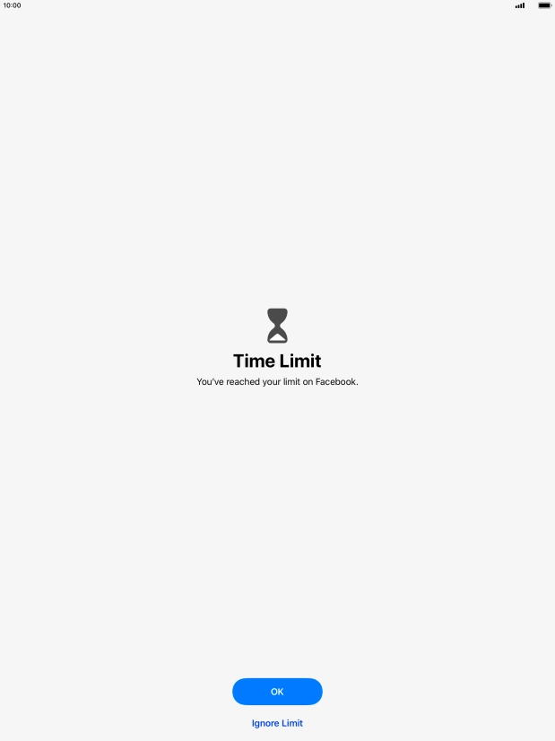 Press Ignore Limit. Press Ignore Limit.