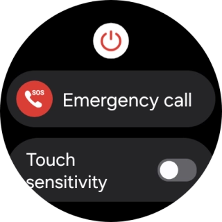 Press the power off icon. Press the power off icon.