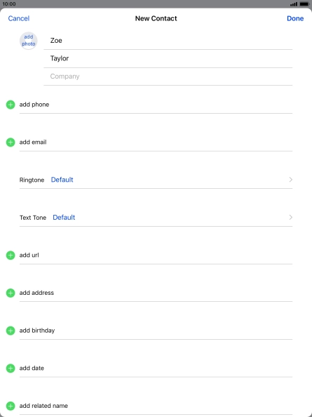 Press add phone. Press add phone.