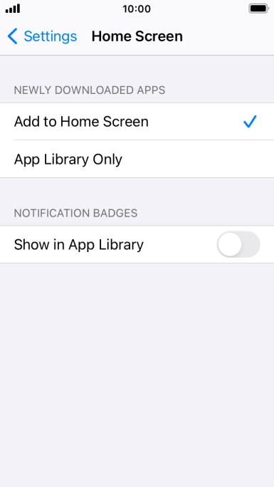 To add new downloaded apps to both the home screen and App Library, press Add to Home Screen. To add new downloaded apps to both the home screen and App Library, press Add to Home Screen.