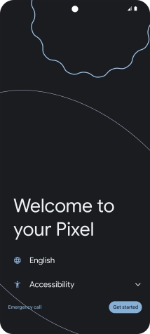 Press Get started. Press Get started.