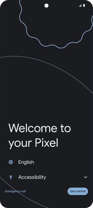 Press Get started. Press Get started.