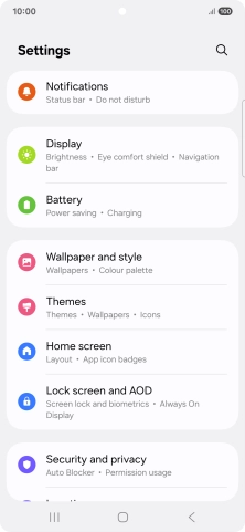 Press Battery.