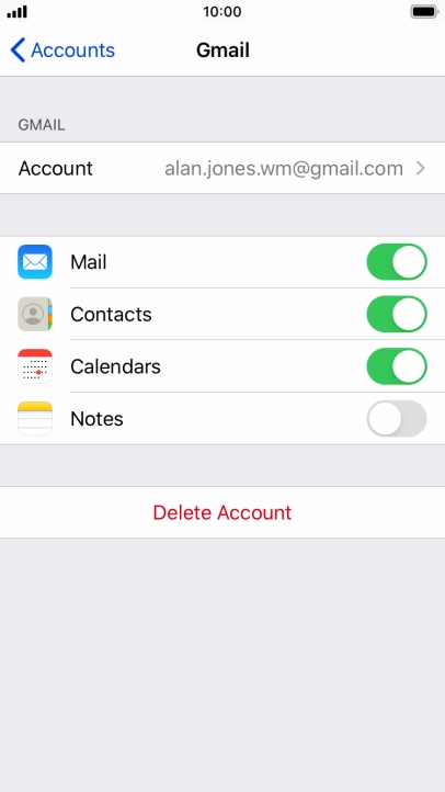 Press the Home key to return to the home screen.