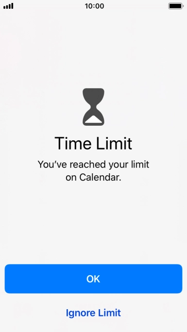 Press Ignore Limit. Press Ignore Limit.