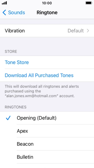 Press the required ring tones to hear them.