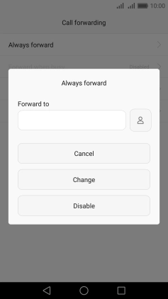 Press Disable.