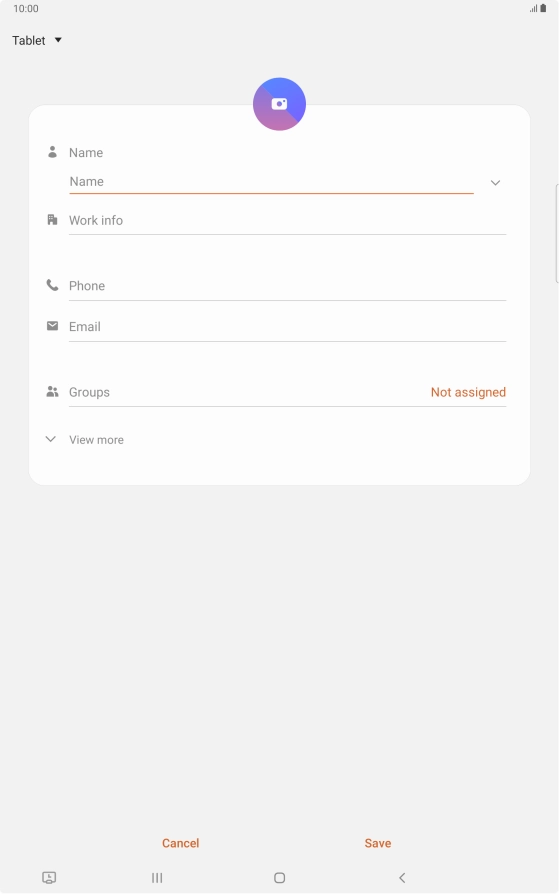 Press the address book drop down list. Press the address book drop down list.