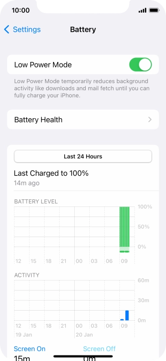 Slide your finger upwards starting from the bottom of the screen to return to the home screen.