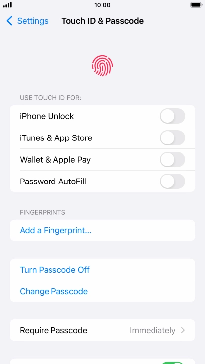 Press Turn Passcode Off and key in the phone lock code. Press Turn Passcode Off and key in the phone lock code.