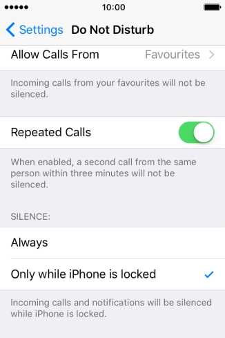 Press Always if you want to set your phone to silent mode permanently. Press Always if you want to set your phone to silent mode permanently.
