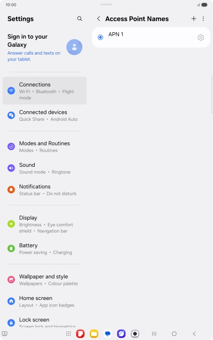 Press the add icon. Press the add icon.