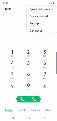 Press Settings.