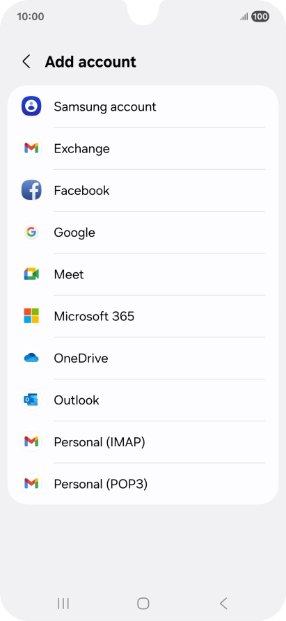 Press Google.