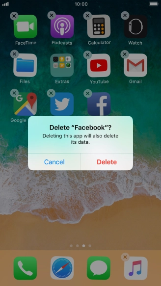 Press Delete.