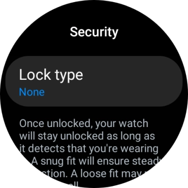 Press Lock type. Press Lock type.