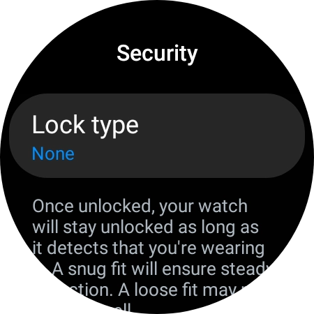 Press Lock type. Press Lock type.