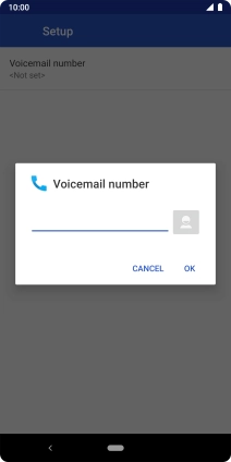 Key in +61414121121 and press OK.