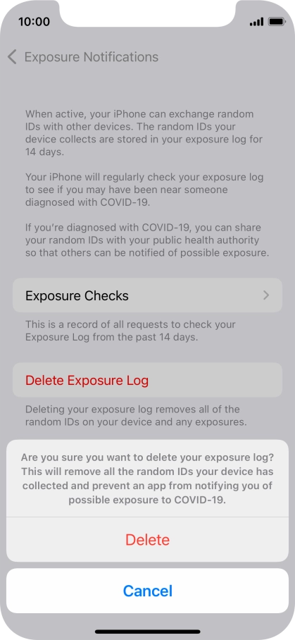 Press Delete. Press Delete.