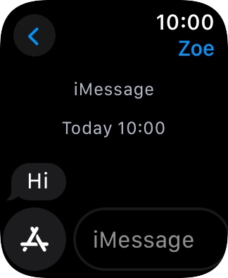 Press iMessage.