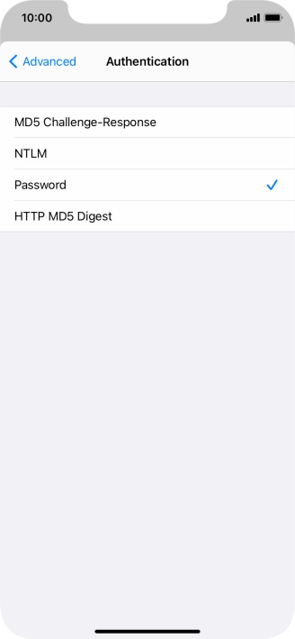 Press Password.