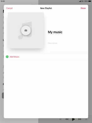 Press Add Music.