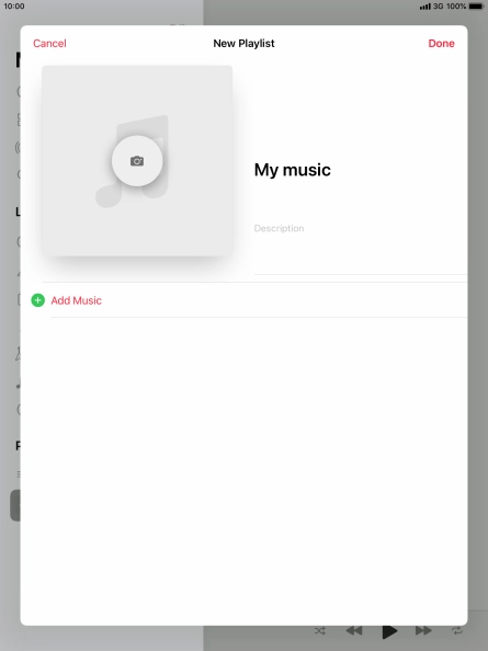 Press Add Music.