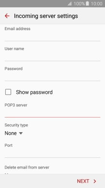 Press the drop down list below 