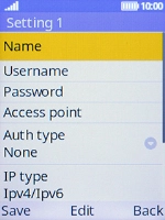 Select Name.
