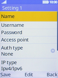 Select Name.