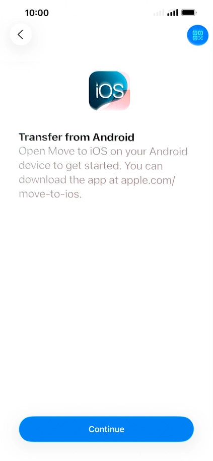 To transfer content to your phone, you need to install the app To transfer content to your phone, you need to install the app
