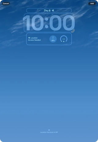 To customise the way the lock screen date is displayed, press the date widget and follow the instructions on the screen to select the required widget display mode. To customise the way the lock screen date is displayed, press the date widget and follow the instructions on the screen to select the required widget display mode.