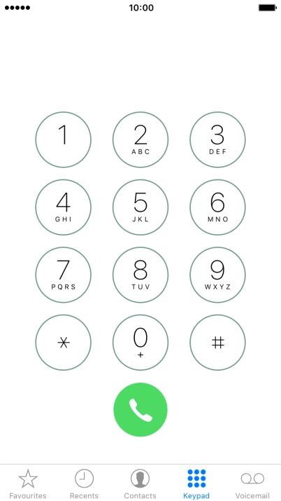 Press Keypad.