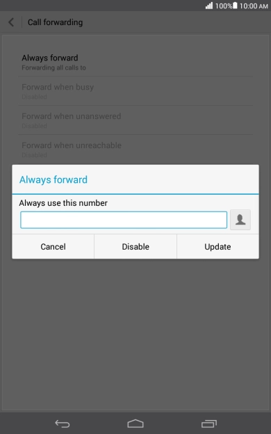 Press Disable.