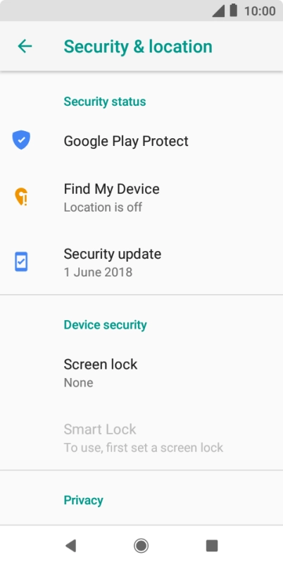 Press the Home key to return to the home screen. Press the Home key to return to the home screen.