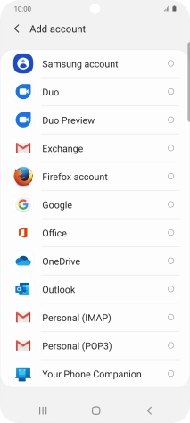 Press Google.
