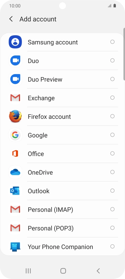 Press Google.