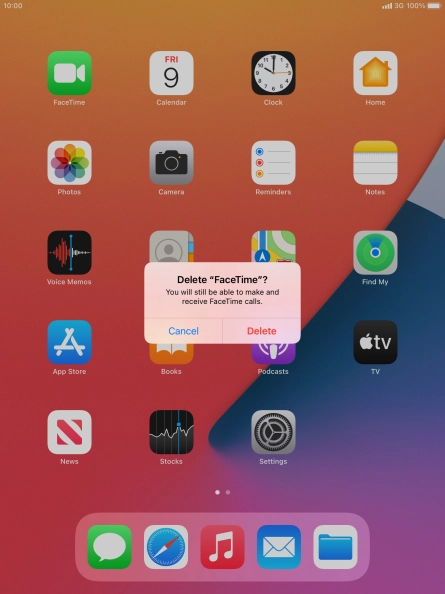 Press Delete. Press Delete.