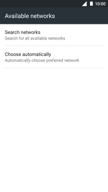 Press Choose automatically. Press Choose automatically.