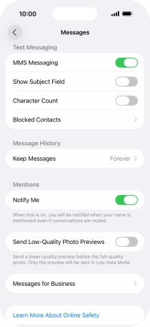 Slide your finger upwards starting from the bottom of the screen to return to the home screen.