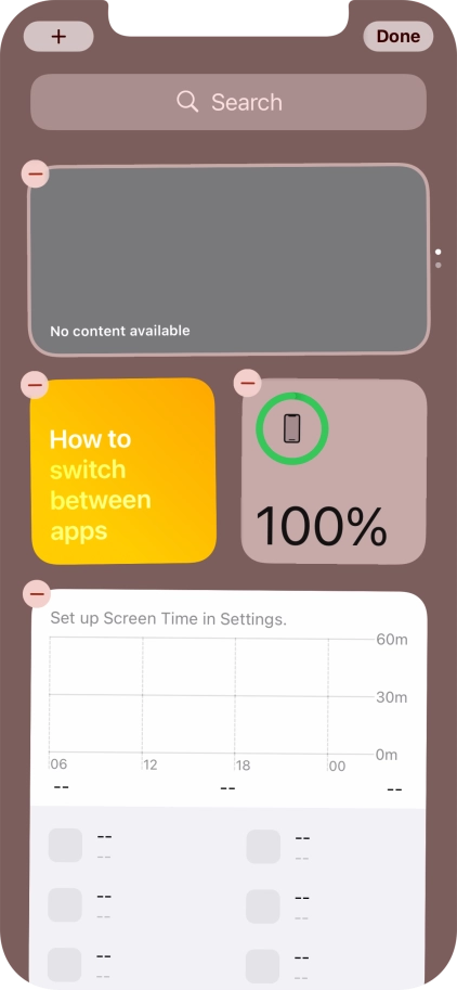 Press the add icon.