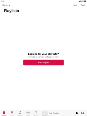 Press New Playlist.