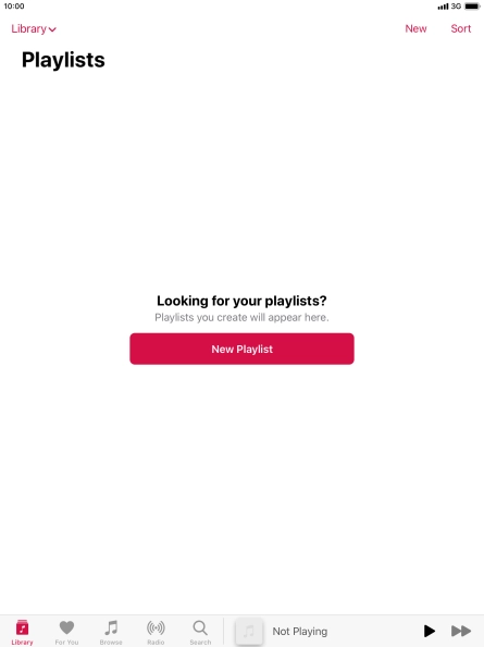 Press New Playlist.